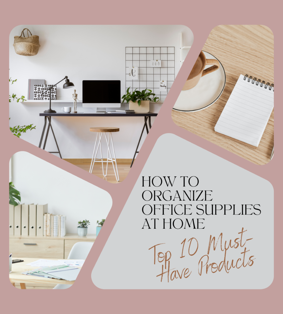 How to Organize Office Supplies at Home